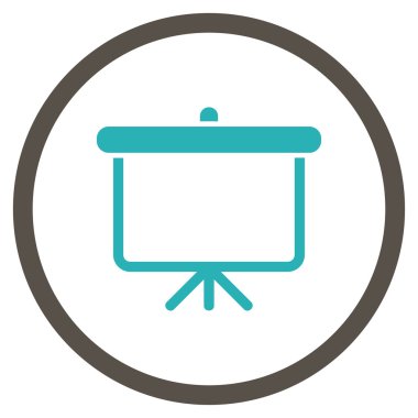 Projeksiyonu düz simgesi