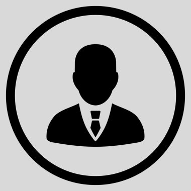 Yönetici Düz Simgesi