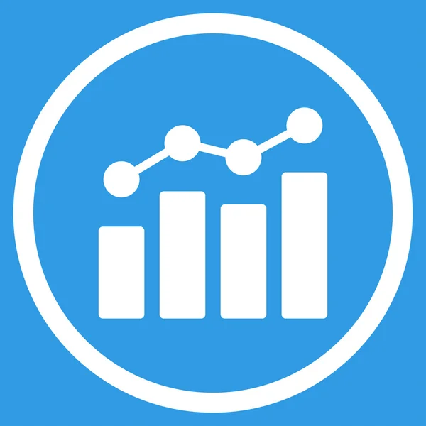 Icona piatta Analytics — Vettoriale Stock