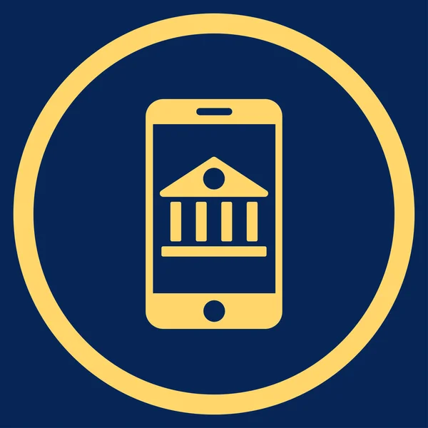 Mobiles Banksymbol — Stockvektor