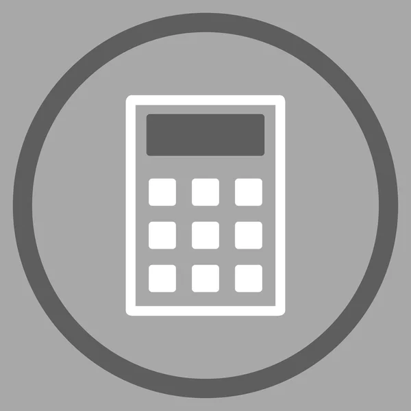 Calculadora Icono plano — Vector de stock