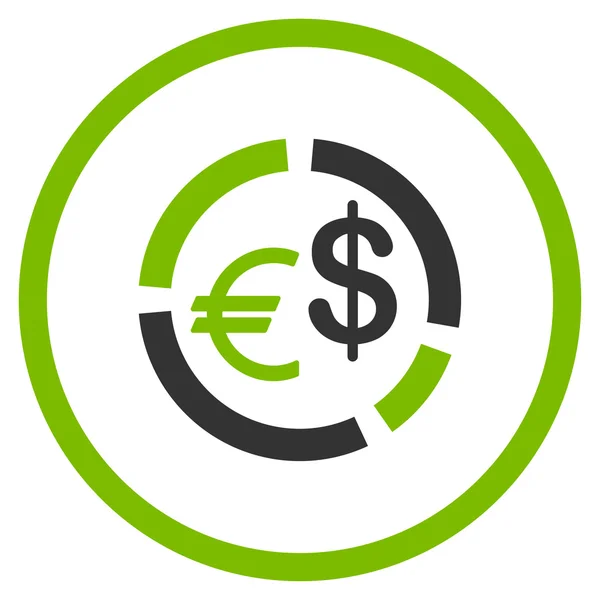 Währungsdiagramm-Symbol — Stockvektor