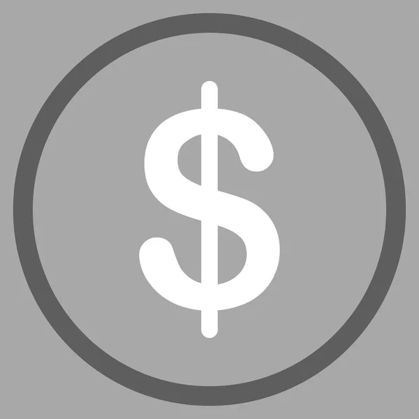 Dollar Flat Icon — Stock Vector