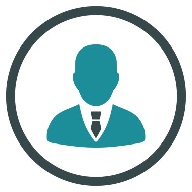 Yönetici Düz Simgesi