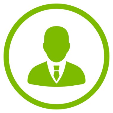 Yönetici Düz Simgesi