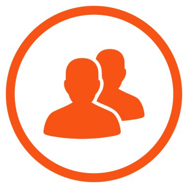 Hesapları düz simgesi