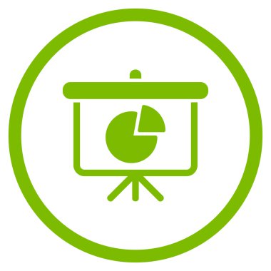 Pasta grafik gösteri simgesi