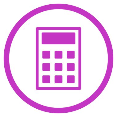 Hesap Makinesi Düz Simgesi