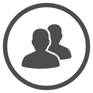 Hesapları düz simgesi