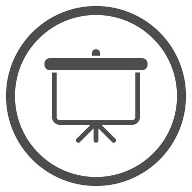 Projeksiyonu düz simgesi