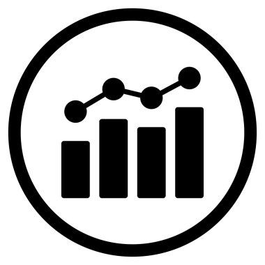 Analytics düz simgesi