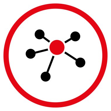 Bağlantıları düz simgesi