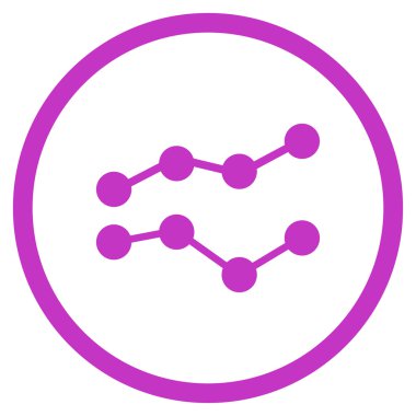 Eğilimleri düz simgesi