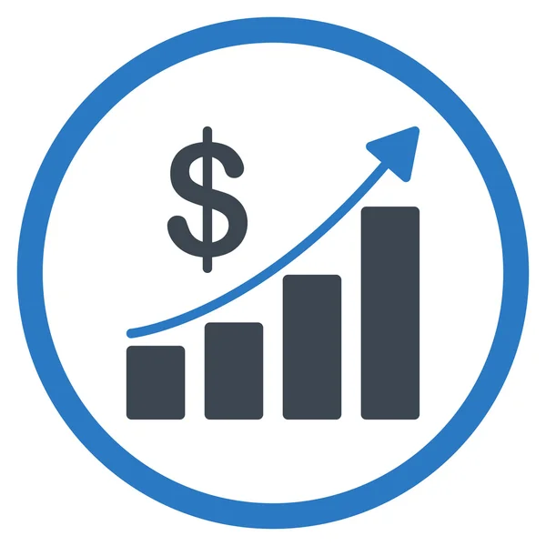 Icono de crecimiento de ventas — Archivo Imágenes Vectoriales