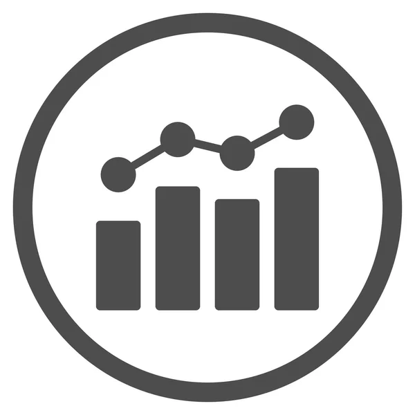 Icona piatta Analytics — Vettoriale Stock