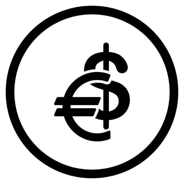 Monnaie Icône plate — Image vectorielle