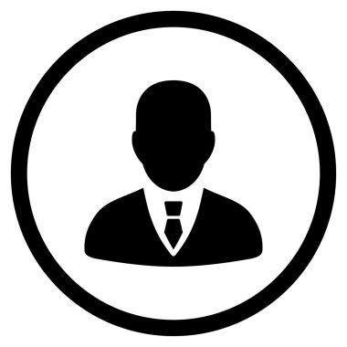 Yönetici Düz Simgesi