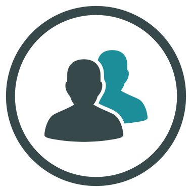 Hesapları düz simgesi