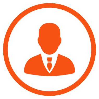 Yönetici Düz Simgesi