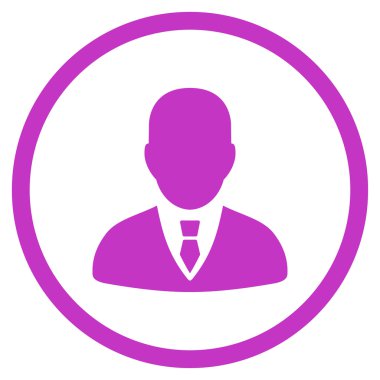 Yönetici Düz Simgesi