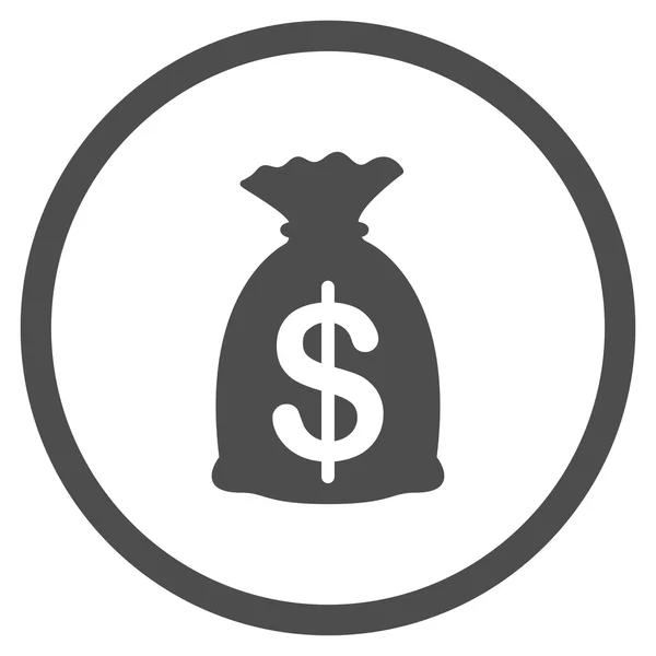 Icono de bolsa de dinero — Vector de stock