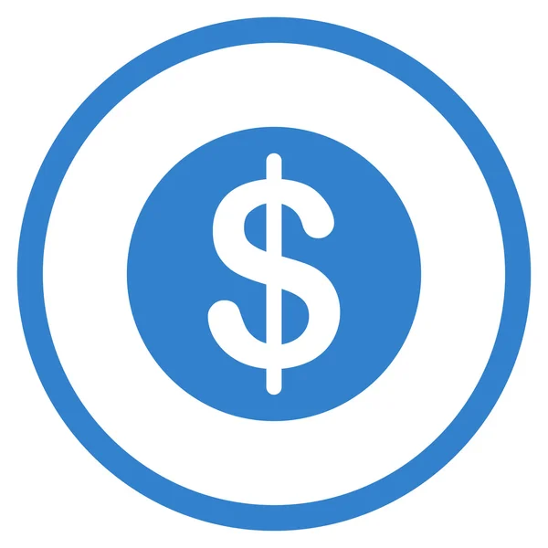 Dollar Coin Icon — Stock Vector