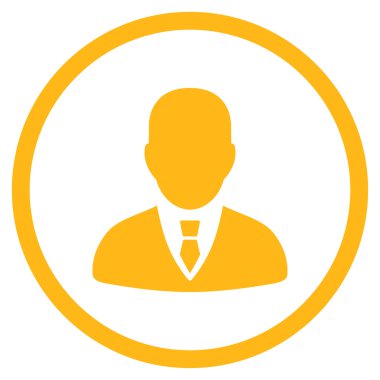 Yönetici Düz Simgesi