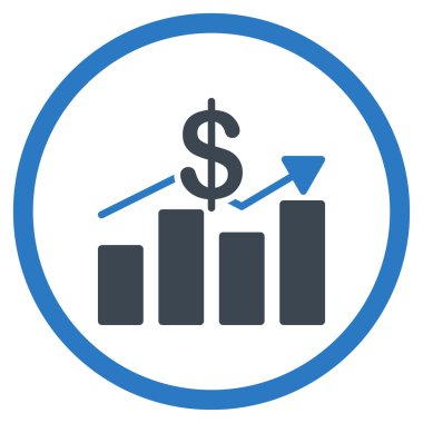 Satış düz simgesi