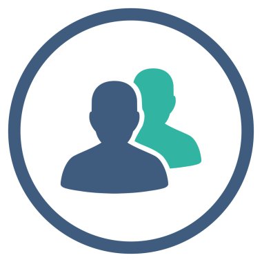 Hesapları düz simgesi