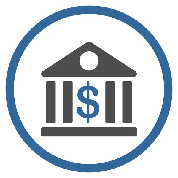 Bank Flat Icon — Stock Vector