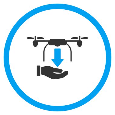 Hand Unload Air Drone Icon
