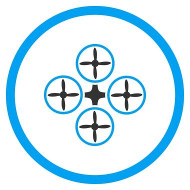 Airdrone düz simgesi