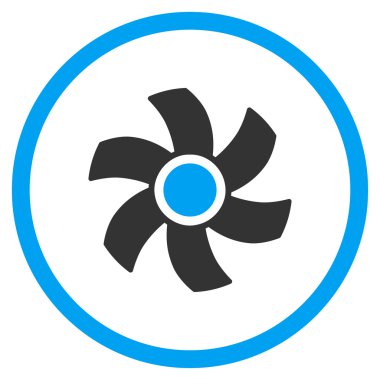 Rotor düz simgesi