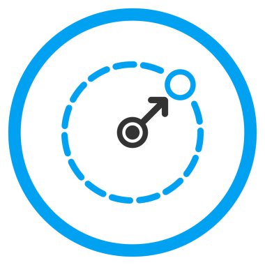 Round Area Radius Icon
