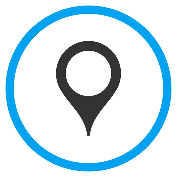 Mappa icona puntatore — Vettoriale Stock