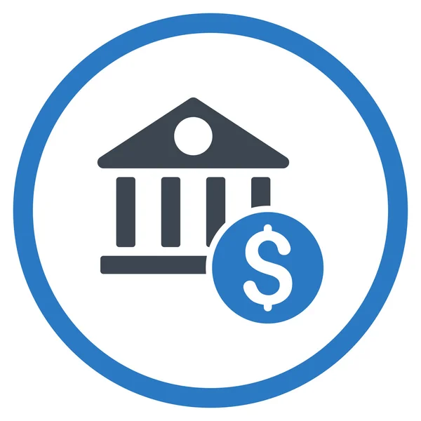 Dollar Bank Icon — Stock Vector