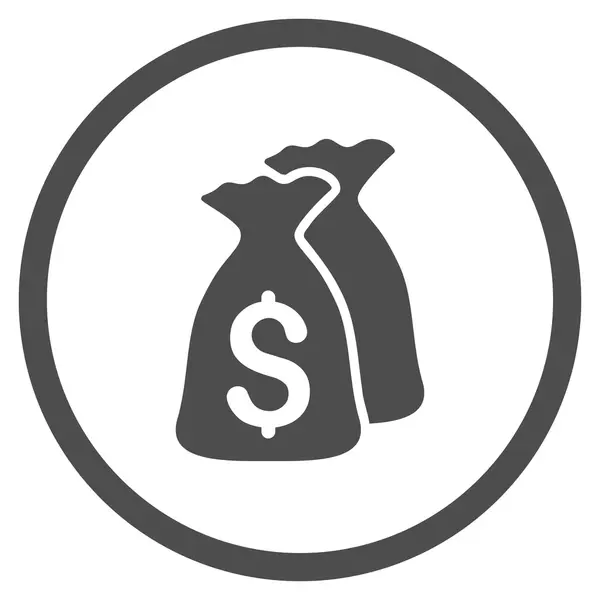 Значок гроші сумки — стоковий вектор