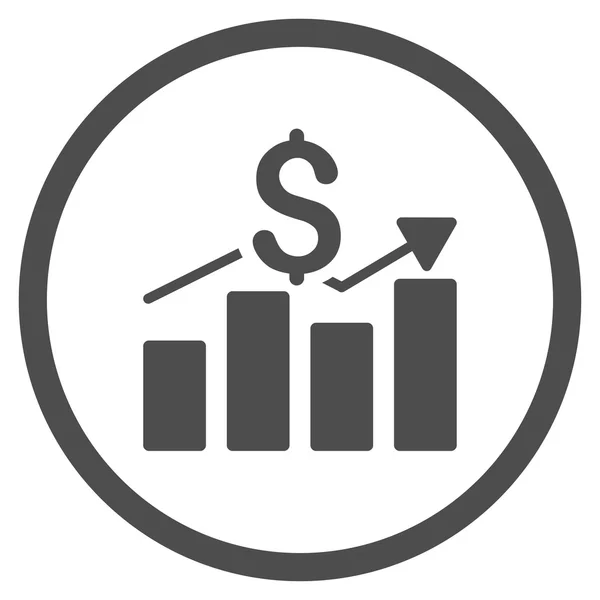 Ícone de gráfico de barras de vendas —  Vetores de Stock