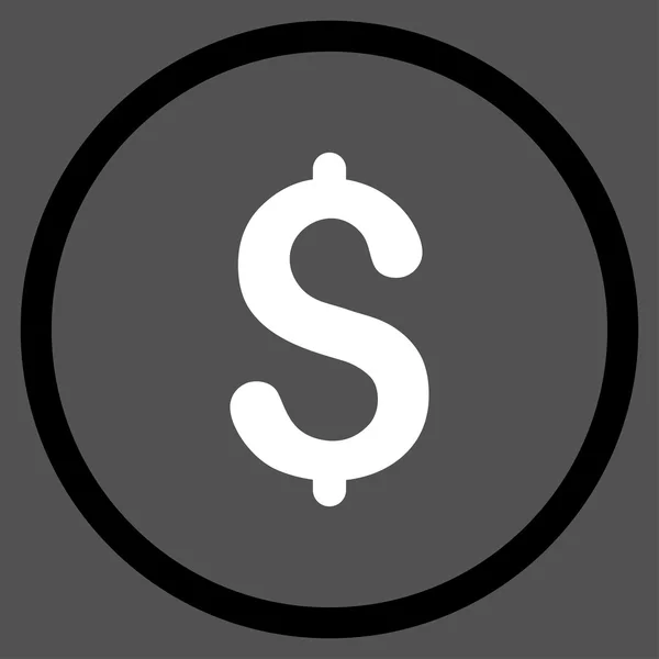 Icono de símbolo de dólar — Vector de stock