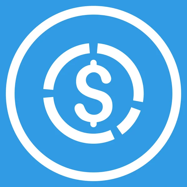 Financiële Diagram pictogram — Stockvector