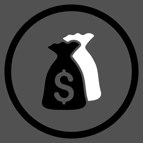 Geld zakken pictogram — Stockvector