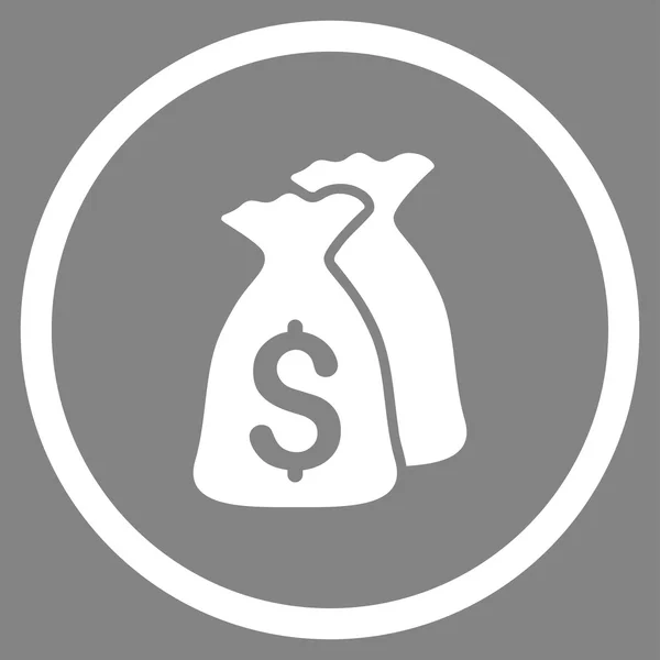 Pengar påsar ikonen — Stock vektor