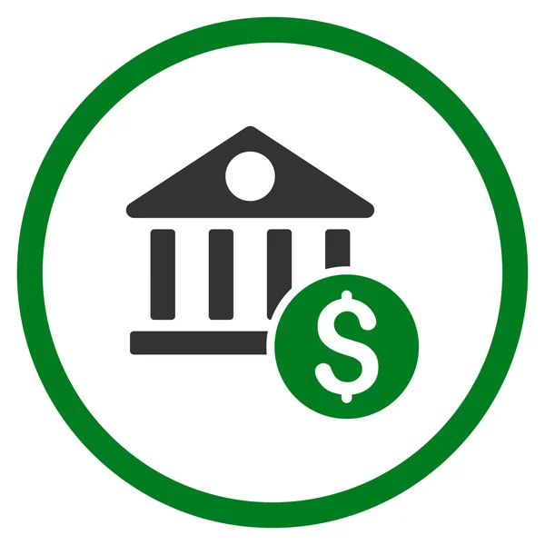 Ikona dolara banku — Wektor stockowy