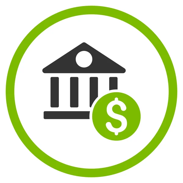 Dollar Bank Icon — Stock Vector