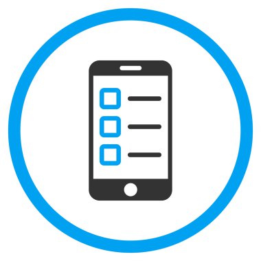 Mobil Test çember simge