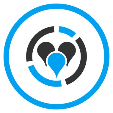 Geo diyagramı çember simge