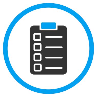 Test görevi çember simge