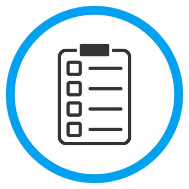 Sınav yuvarlak simge