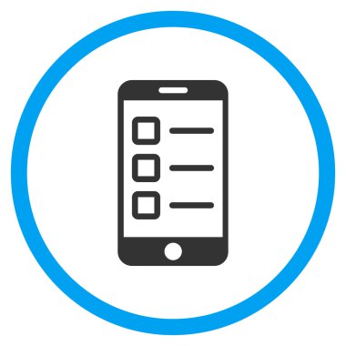 Mobil Test çember simge