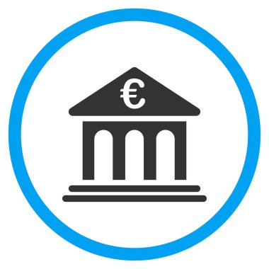 Euro banka simgesi yuvarlak